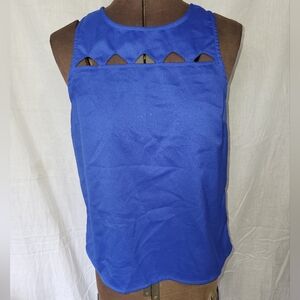 Gianni Bini Royal Blue Tank Top Size Medium